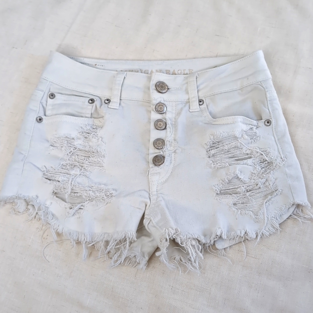 American Eagle outfitters shorts white size 0 women's